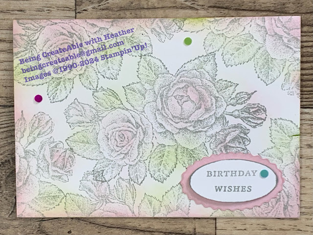 Stippled Roses, Stampin' Up!
