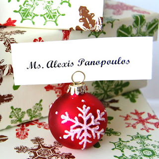 Printable Christmas Place Cards