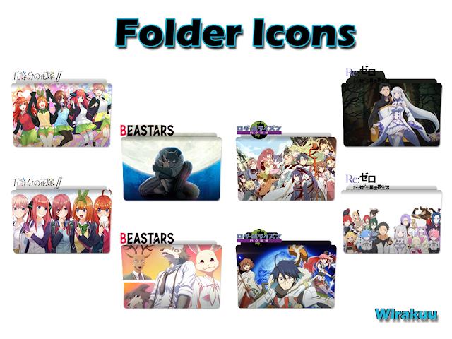 Folder Icon Anime Winter 2021 Pack 2