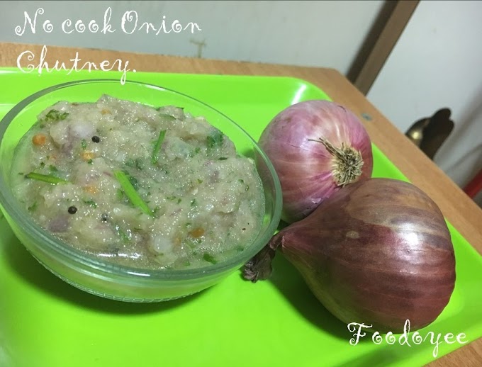 Onion and Green Chili chutney 