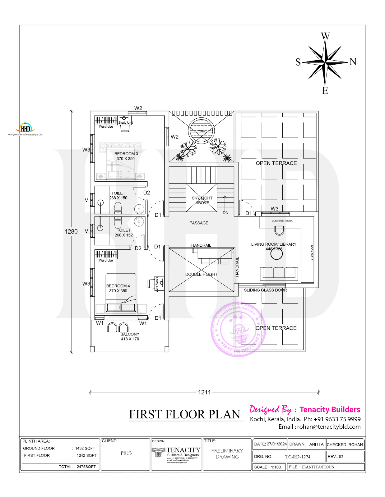 First Floor Plan - Architectural Drawing