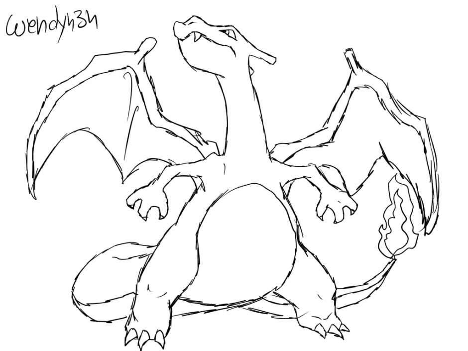 Printable Charizard Coloring Pages for Free - Free Pokemon ...