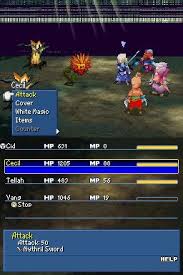 Detalle Roms de Nintendo DS Final Fantasy IV (Español) ESPAÑOL descarga directa