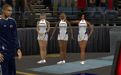 NBA 2K13 Atlanta Hawks Cheerleaders Mods