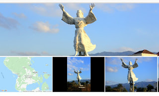 Uniquely the Monument to Jesus Blessing in Manado