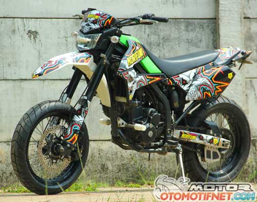 Modifikasi Kawasaki D-Tracker 250