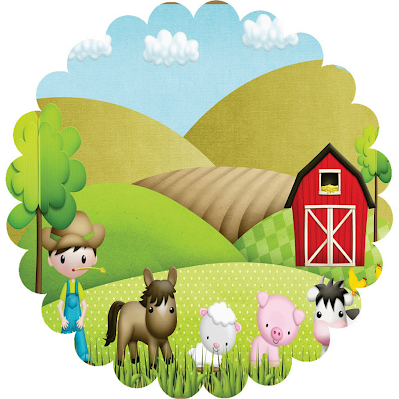 Farm:  Free Printable Labels or Toppers.