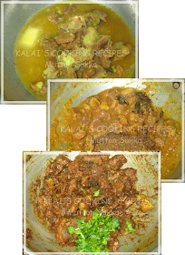 Goat Meat / Mutton Varutha Masala Sukka - South Indian Style Recipe