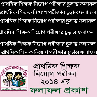 সহকারি শিক্ষক নিয়োগ পরীক্ষা 2014 এর চুড়ান্ত ফলাফল (61 জেলা)