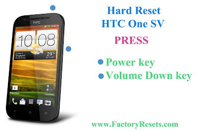 Hard Reset HTC One SV