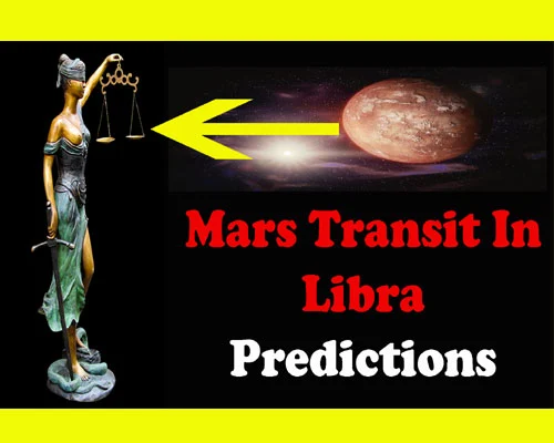 When will Mars transit in Libra, what will be the effect on 12 zodiac signs, know the effect of Mars entering Libra.