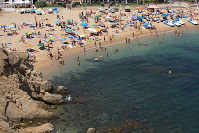 Blanes beach in La Costa Brava