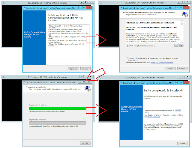 Microsoft Unified Communications Managed API 4.0 - Proceso de instalación.