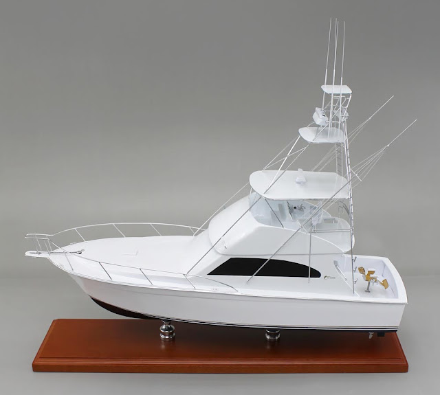  Desktop Model of an Egg Harbor 50 Sport Fishing Boat | SD Model Makers