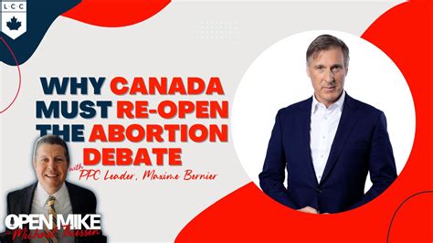 Canada abortion politics People's Party of Canada PPC Maxime Bernier prolife