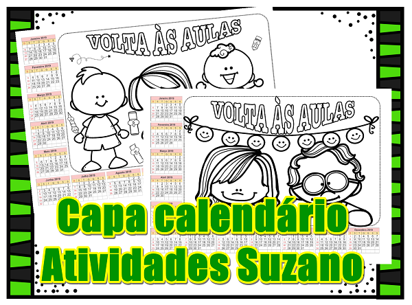 Capa calendário 2019 em pdf 