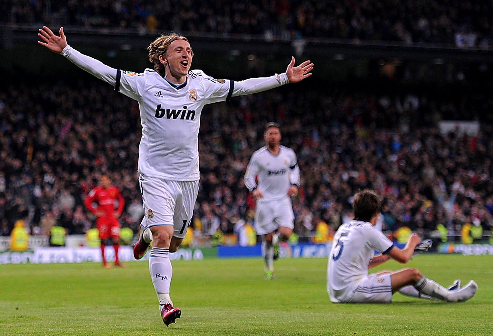 Luka Modrić wining celebrations