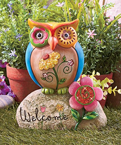 Owl Welcome Statue-Sure To Make Your Guest Smile!