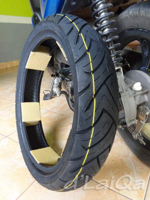 D'Laiqa Arena: Pasang Ban Tubeless Di Yamaha Mio J