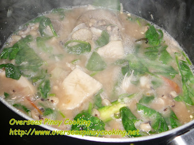 Baboy at Langka with Black Eyed Peas - Cooking Procedure