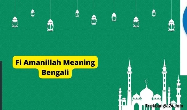 Fi Amanillah Meaning in Bengali