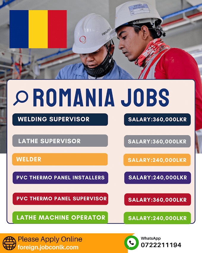 100+ New Romania Jobs for Sri Lankan 2023