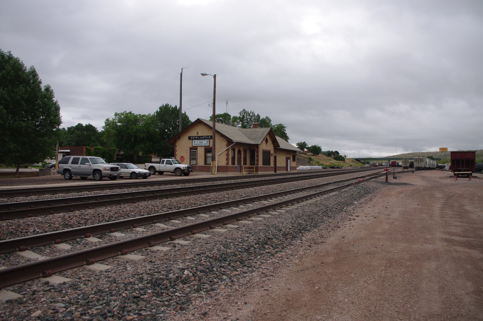 Railhead Newcastle Train Station Newcastle Wyoming 