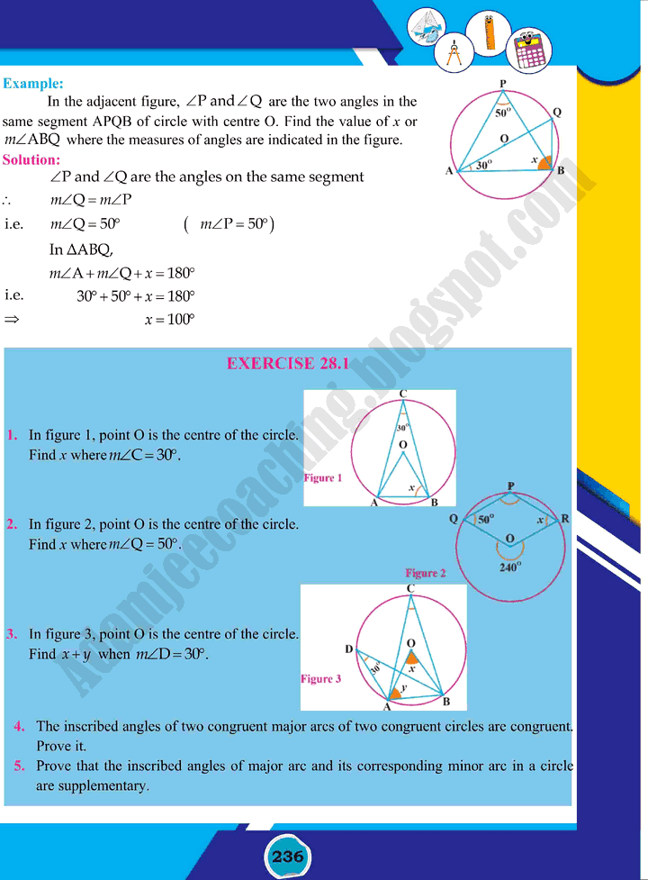 angle-in-a-segment-of-a-circle-mathematics-class-10th-text-book