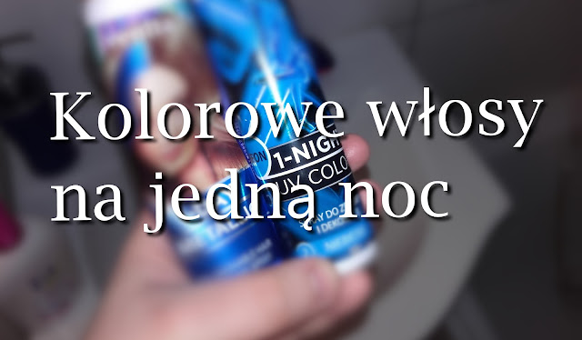 Niebieskie włosy na jeden dzień? Czemu nie. 