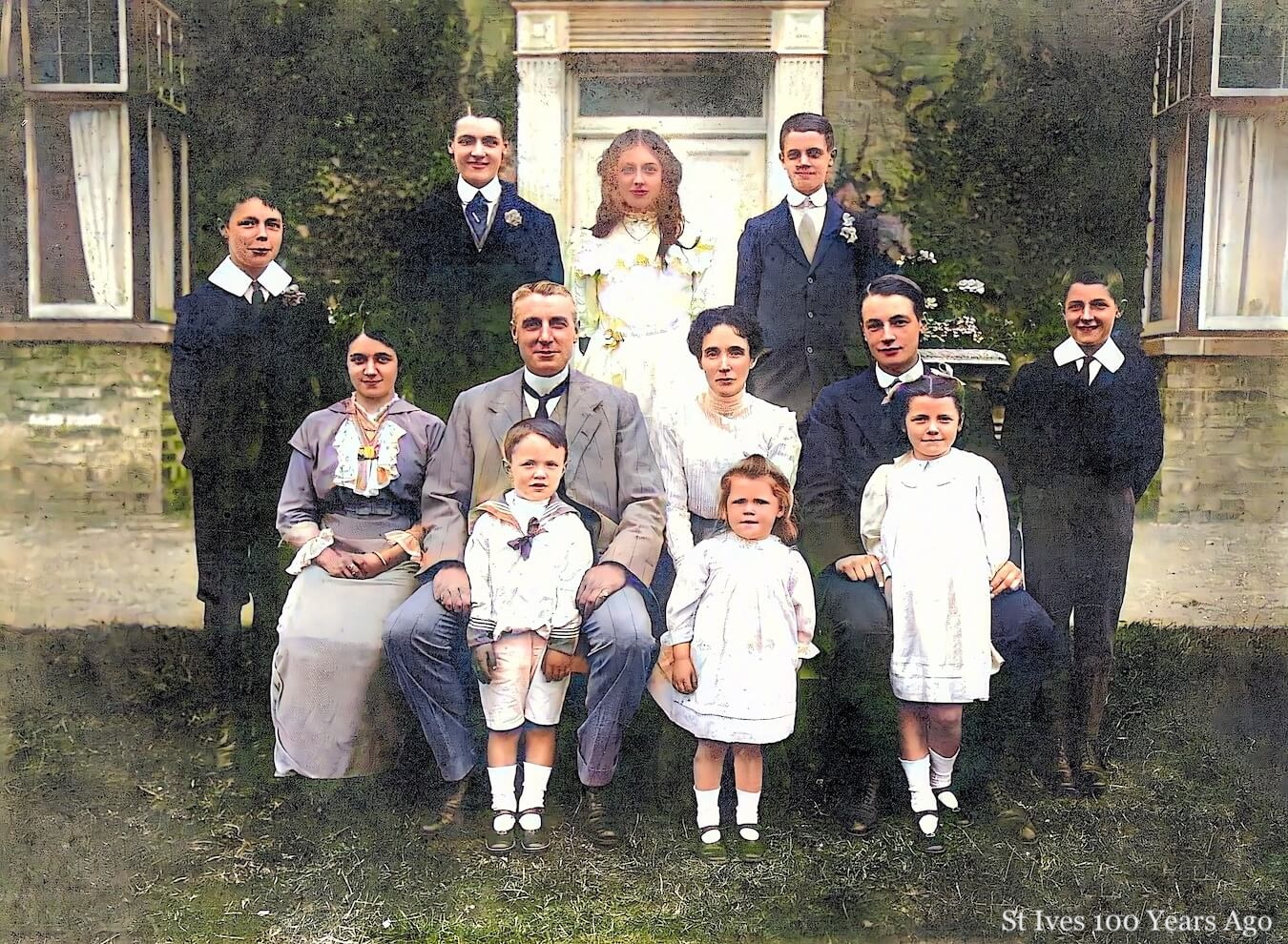 Edward Kiddle & family, c1905