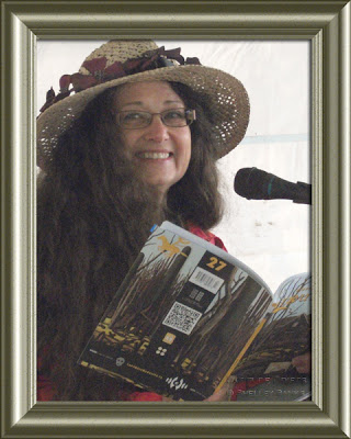 Writer Shelley Banks reads from Carousel #27, in Regina, Saskatchewan