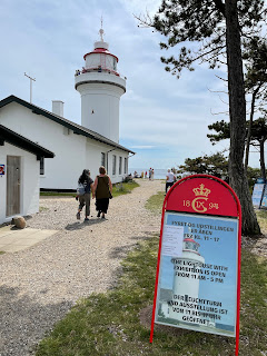 Sletterhage Lighthouse where Lotte volunteers