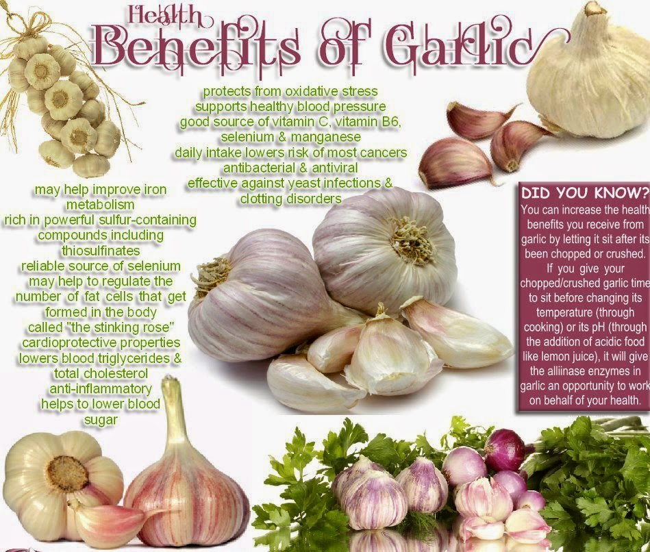 Garlic benefits