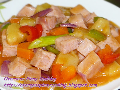 Sweet and Sour Ham with Pineapple