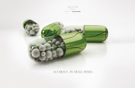 Bed Room Design Idea: Creative Sony PSP Print Ads