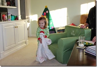 Zoey on Christmas Morning
