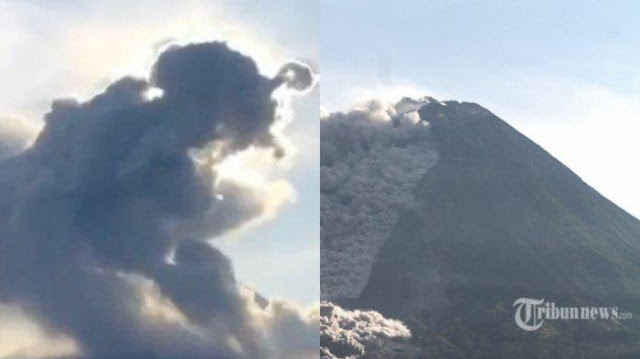 berita Video Awan Panas Gunung Merapi Berbentuk Petruk