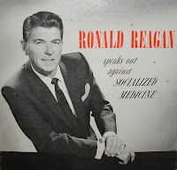 Ronald Reagan decries socialism