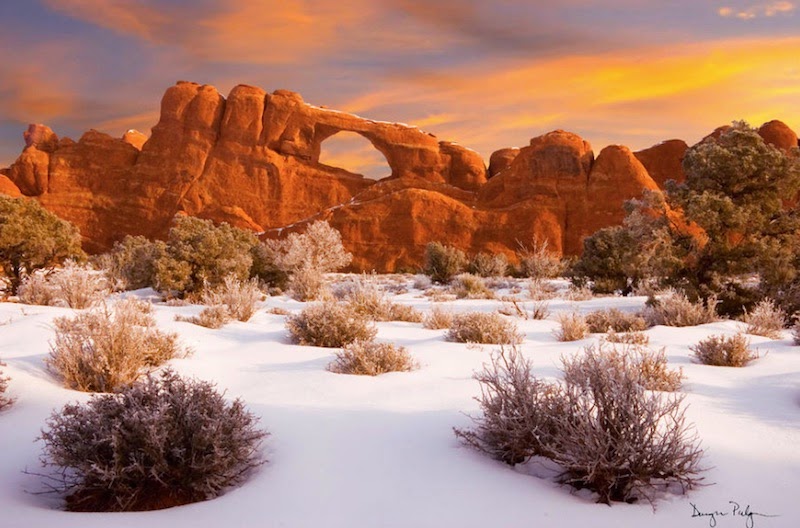 8. Winter Dawn At Arches National Park - 15 Of The World’s Most Gorgeous Winter Landscapes