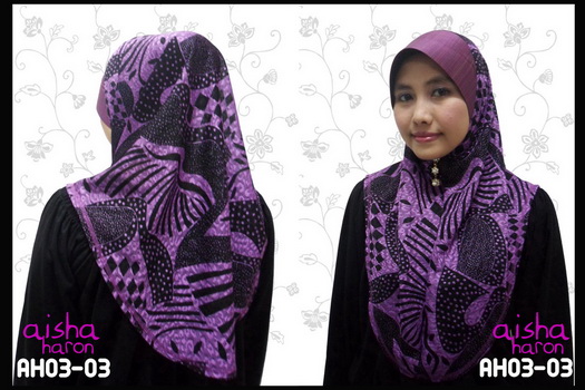 Tudung Cotton Silk Corak