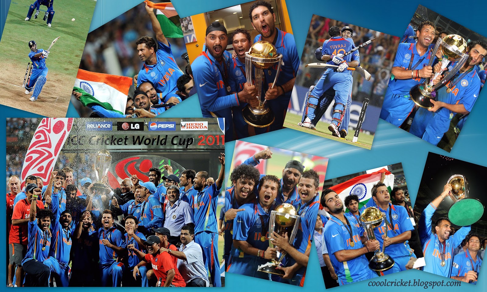 India - World Cup 2011 Champions - Wallpaper