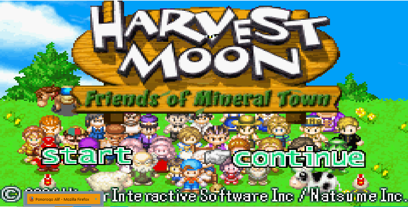  cheat  harvest  moon  GBA work 100 hanya work di GBA emulator 