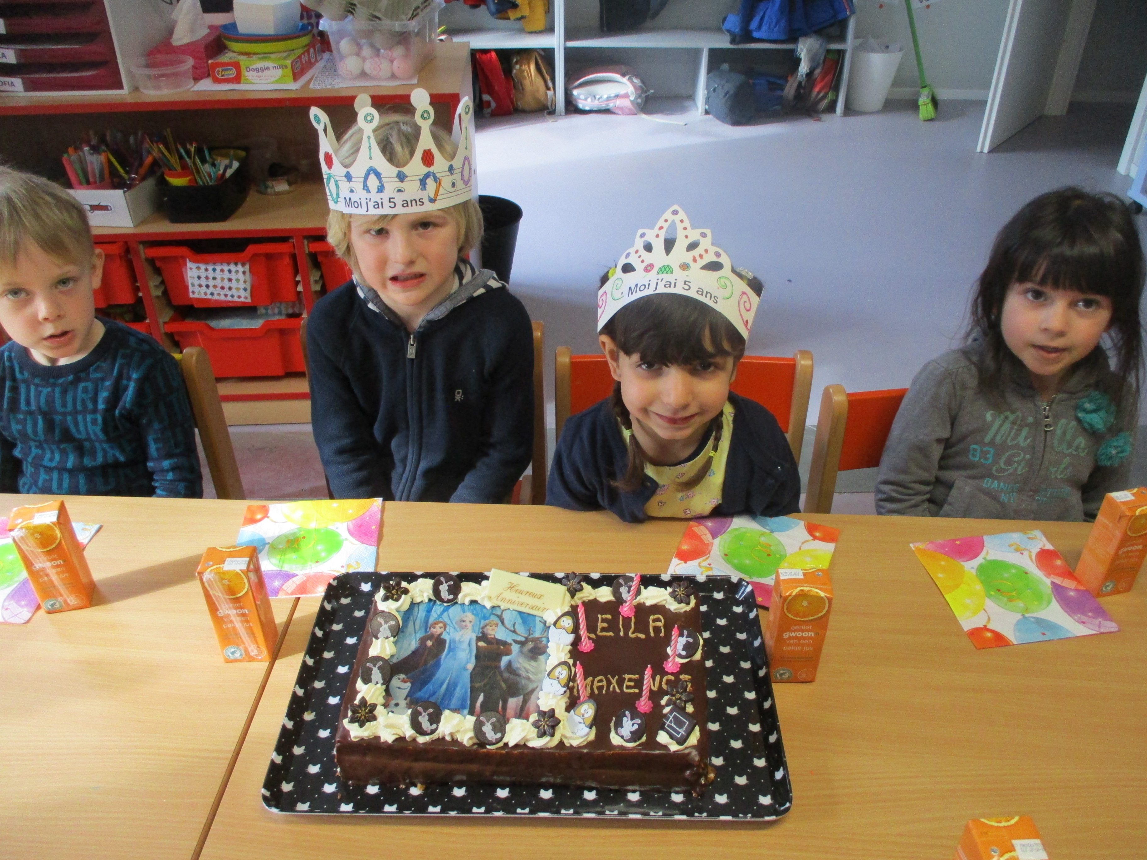 Joyeux Anniversaire Leila Et Maxence Ecole Saint Joseph A Wonck Blog