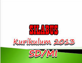 Download Silabus PAI Dan Bahasa Arab Kurikulum 2013 Revisi 2016 Kelas 1-6 MI