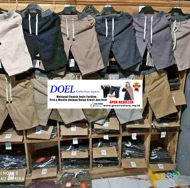 Jual Grosir Ecer Celana Pendek Kolor Chino Chinos Jepara