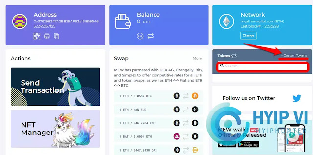 Tạo ví tiền ảo EtherWallet