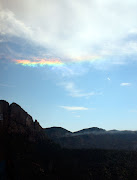 . we took the Sandia Tramway and caught this amazing sight of a rainbow in .