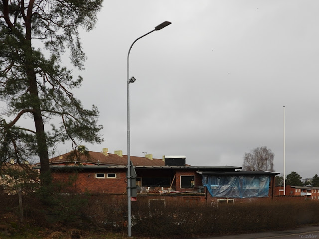 Övervåningen börjar vara klar där inne.