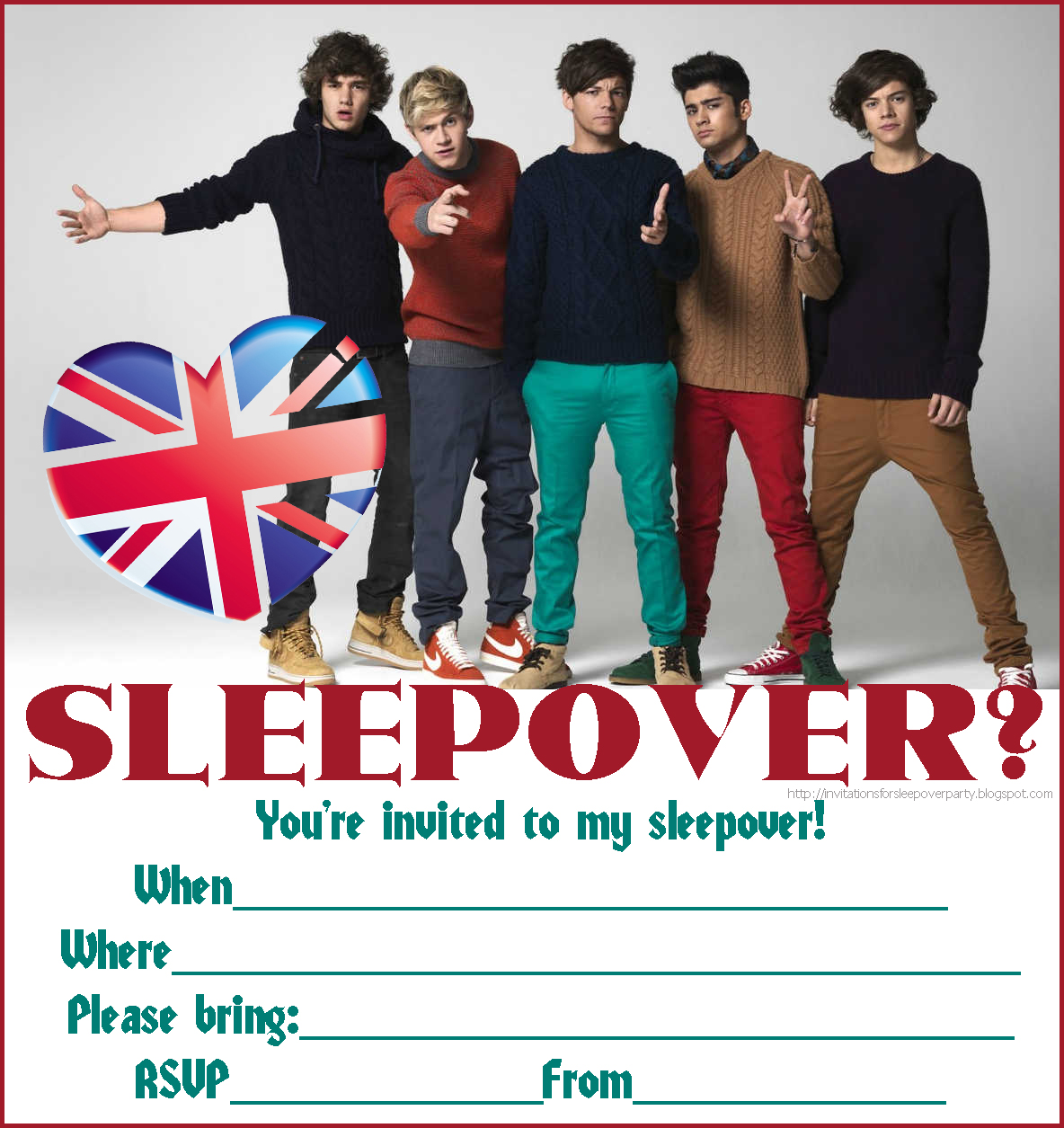 File Name : one+direction+party+invitation+free+printable+sleepover ...