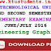 Question Paper for Engineering Graphics(BE110)-Supplementary Examination June/July 2016
